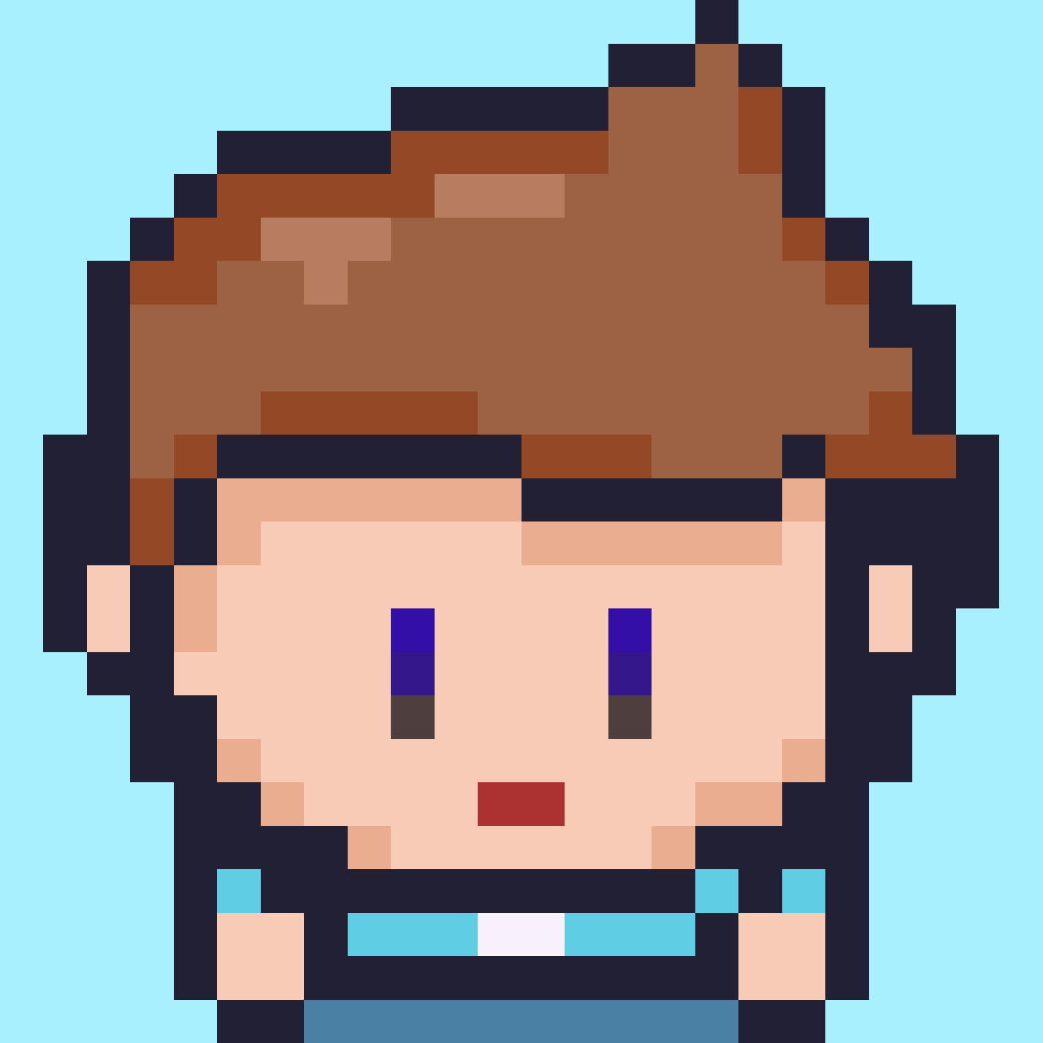 Drew Conley as pixel art